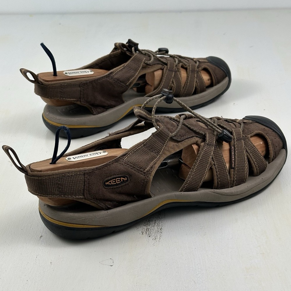 Keen Kanyon Sandals Men's 11.5 Brown Orange‎ Waterproof Hiking Outdoors Shoes - Picture 6 of 14